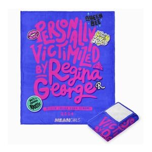Mean Girls Ragina George Silk Touch Throw Blanket, Claire's,‎ 50W x 60L in, New